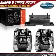 3x Engine and Transmission Mount for Chevrolet GMC Sierra 1500 Cadillac Escalade picture