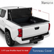 5FT Low Profile Flip Up Hard Tonneau Cover For 2024 2025 2026 Toyota Tacoma Bed picture