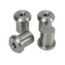 BILLET PROOF Blind Top Hat Bungs, 5/16”-18 Thread, STEEL, Gas Oil Tank Fuel Cell picture