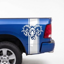 Rear Bed Vinyl Stripes For Dodge Ram 1500 Decals picture