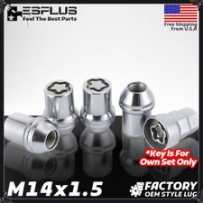 4 Pc Cadillac OEM Wheel Lock Chrome M14x1.5 Fit Escalande/Lyriq/SRX/XT5/XT6 picture
