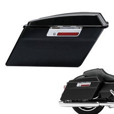 Hard Saddle Bag Saddlebags Fit For Harley Touring Road King Glide FLHT 1994-2013 picture