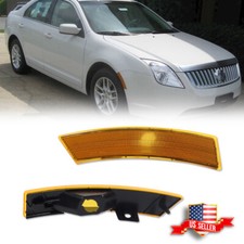 Amber Lens Front Bumper Side Marker Reflector Lights For 2010-2012 Mercury Milan picture