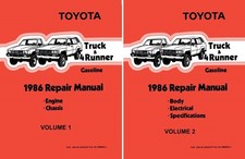 1986 Toyota 4-Runner, Truck Factory Shop Service Manual picture
