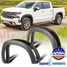 Fits 2019-2026 Silverado 1500 OE Style Smooth Wheel Protectors Fender Flare picture