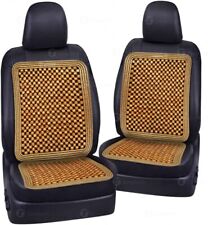 Zone Tech Car Natural Wooden Beaded Seat Cover Massage Cushion picture