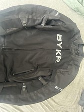 BYKR Mesh Motorcycle Jacket for Men - Breathable Black - Large picture