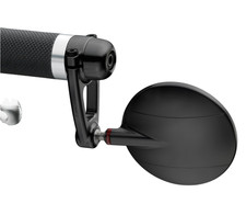 Rizoma Spy-R Bar End Mirror BS300B Black Billet Aluminum Universal 7/8