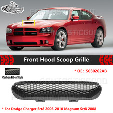 For Dodge Charger Srt8 2006-10 Magnum Srt8 2008 Front Hood Scoop Grille Carbon  picture
