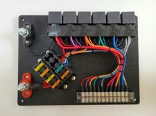 6 Circuit Relay & Fuse Panel | Universal EFI Wiring | Race Car | Made in USA picture