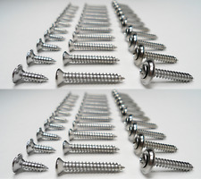 66 CHROME INTERIOR SCREWS FOR: G-BODY MONTE CARLO HURST OLDS 442 SS REGAL ETC picture