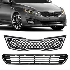 2Pcs Set Of Front Upper & Lower Bumper Grille Grill For Kia Optima 2014 2015 picture