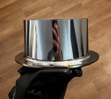 5” low profile hoodstack tip 304ss flat top picture