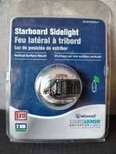 Attwood LightArmor Vertical Surface Mount Navigation Light - Starboard (Green) - picture