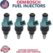 4x OEM Genuine Bosch Fuel Injectors Fits For 1987-1992 Volkswagen Jetta 1.8L I4 picture
