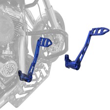 Blue Brake Lever Shift Peg Pedal for Harley 14-24 Touring Road Street Glide FLHR picture