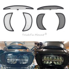 3Pcs Fairing Air Duct Intake Inner Mesh Vent Screen Grills For Harley Touring picture