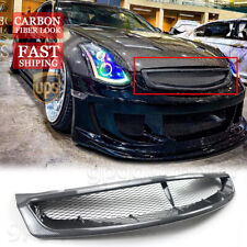 For Infiniti G35 2DR Coupe 2003-07 Carbon Fiber JDM Style Front Hood Mesh Grille picture