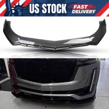 For Cadillac Escalade 2021-2025 Carbon Fiber Front Bumper Lip Spoiler Splitter picture
