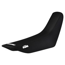 1994-1997 KTM 350 400 620 EGS SC EXC Seat Cover  all BLACK standard #432 LOGO picture