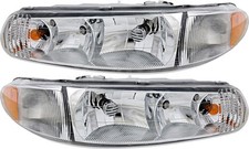 For 1997-2005 Buick LeSabre Headlight Halogen Set Driver and Passenger Side picture
