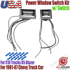 For 81 87 Chevy C10 Truck C10 Power Door Lock Switch Kit Wire Pigtail Connector picture