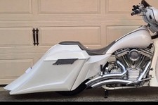 Gangsta Saddlebags & Fender 7 Inch Harley Davidson Touring 1997-2008 Stretched picture