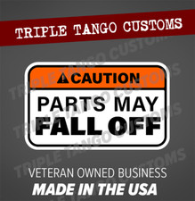 PARTS May FALL OFF Funny Bumper Sticker Car Truck Window Decal Safety JDM Auto picture