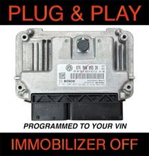 2012-2014 Volkswagen Jetta 2.5L AT Engine Computer ECU 07K906055DK PROGRAMMED picture