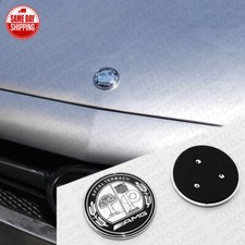 Universal Mercedes Sport Black Hood Laurel Adhesive Badge Logo Emblem AMG Tree picture