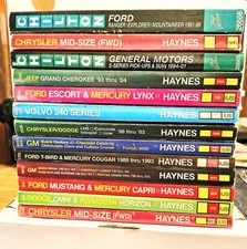 Lot of 11 HAYNES & 2 CHILTON Automotive Repair Manuals Ford Jeep GM Chrysler  picture