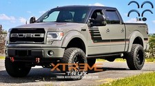 Paintable Black Extension Style Fender Flares Full Set For 09-14 Ford F150 picture