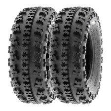 SunF 20x7-8 ATV UTV Knobby Tire  20x7x8 Sport Race 6 PR A027 - Pair of 2 picture