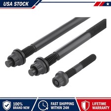 Black Cylinder Head Stud Kit Compatible with Chevy LS1 LQ9 Alloy Bolts picture