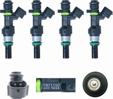 NEW OEM 4x Siemens Fuel Injectors Fits 09-11 Nissan Versa 1.6l I4 FBY1160 picture