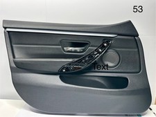 15-20 BMW 4 series F36 Front Left Leather Door Interior Trim Panel Black OEM✅ picture