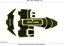 2007-2012 Sea Doo 150 Speedster DuraEVA Boat flooring picture