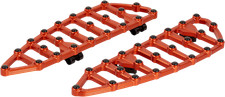 Arlen Ness MX Billet Floorboards Orange Driver Harley 1621-1016 picture