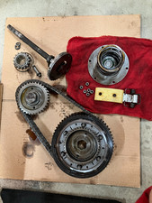 1977 harley ironhead sportster 1000 complete clutch primary setup w/kick starter picture