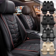 Car 2/5 Seat Covers Faux Leather For Jeep Compass 2018-2025 Seat Cushion Pad picture