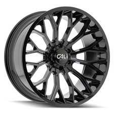 Cali Off-Road 9119-22183GB-19 Evoke Gloss Black Truck Wheel 22x10 6x139.7 -19mm picture