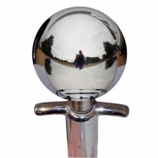 CHROME BALL 9/16-18 SHIFT KNOB FOR CORVETTE &  MUNCIE SHIFTERS  picture