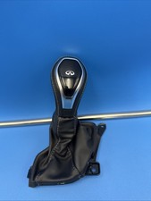 2014-2024 INFINITI Q50 Q60 CENTER CONSOLE GEAR SHIFTER BOOT W/ KNOB ASSEMBLY OEM picture