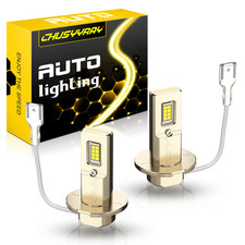 2Pcs H3 LED Fog Light Bulb Conversion Kit Super Bright White DRL Lamp 6500K picture