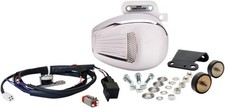 Jims ForceFlow Cylinder Head Cooler Kit Chrome 5469 for Harley Oil-Cooled M8 picture