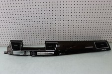 12 AUDI A8L A8 D4 DASH CENTER WOOD TRIM COVER PANEL W/ AIR VENT, CLOCK picture