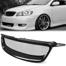 Glossy Front Bumper Hood Grill Grille Metal Mesh For 2003-2007 Toyota Corolla picture