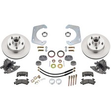 Front Disc Brake Kit, GM Mid-size to 1949-54 Fits Chevy Spindle, 5 on 4-3/4 picture
