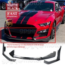 For Ford Mustang Modified W/ GT500 MP Bumper 2015-22 Front Splitter Replacement picture