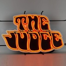 The Judge Pontiac GTO Logo Orange Neon Sign Wall Mount Neonetics 31